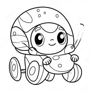 Pagina Para Colorir Do Adoravel Personagem Buggy Huggy 24135-22210