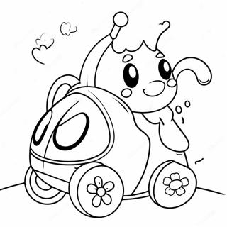 Pagina Para Colorir Do Adoravel Personagem Buggy Huggy 24135-22212