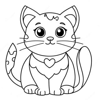 Pagina Para Colorir Do Gato Valentine 24194-22256