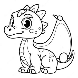 Pagina Para Colorir De Dragao Bebe Adoravel 24255-22305