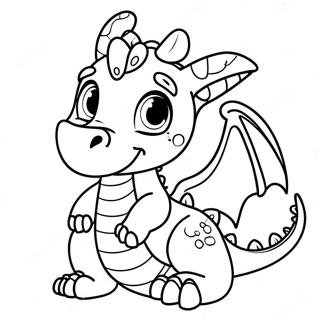 Pagina Para Colorir De Dragao Bebe Adoravel 24255-22308