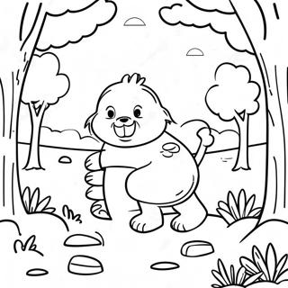 Pagina Para Colorir Do Toodles Aventureiro No Parque 24285-22330