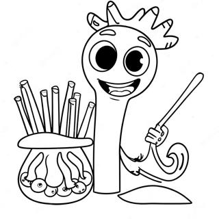 Forky Páginas Para Colorir