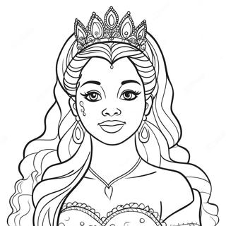 Pagina Para Colorir Da Princesa Negra 24324-22358