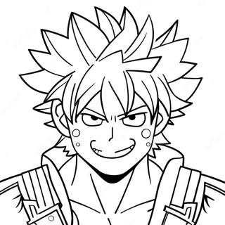 Bakugo Páginas Para Colorir