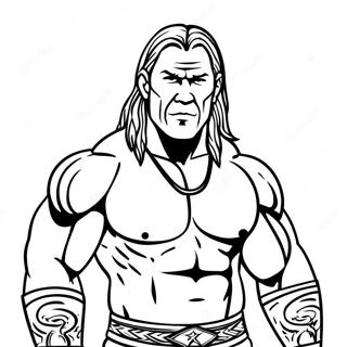 Pagina Para Colorir Do Lutador Da Wwe Em Acao 24355-22385