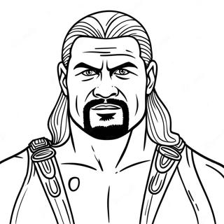 Pagina Para Colorir Do Lutador Da Wwe Em Acao 24355-22386