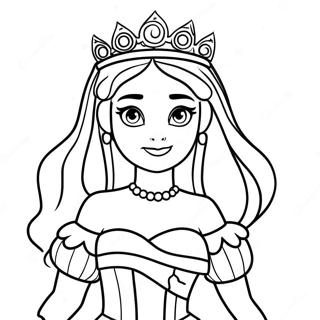 Pagina Para Colorir Da Princesa Elegante Do Roblox Royale High 24365-22394