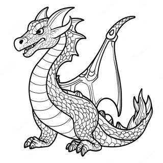 Pagina Para Colorir Dragao De Fogo 24434-22446