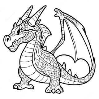 Pagina Para Colorir Dragao De Fogo 24434-22447