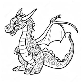 Pagina Para Colorir Dragao De Fogo 24434-22448