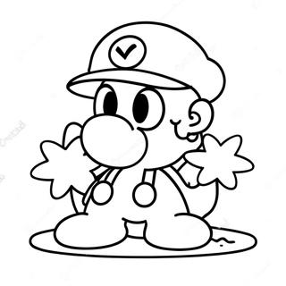 Cappy Mario Odyssey Páginas Para Colorir