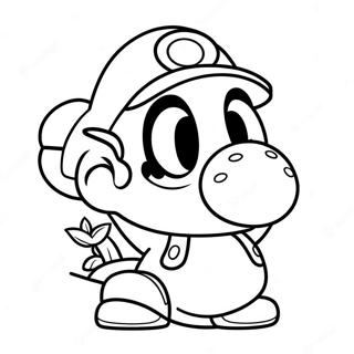 Pagina Para Colorir Cappy Mario Odyssey 24444-22454