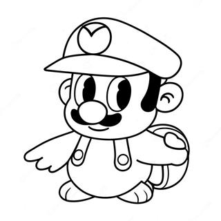 Pagina Para Colorir Cappy Mario Odyssey 24444-22455