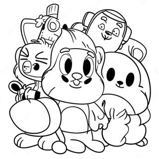 Pagina Para Colorir Personagens Classicos De Desenhos Animados Dos Anos 90 24495-22499