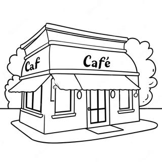 Café Butterbean Páginas Para Colorir