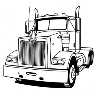 Pagina Para Colorir De Caminhao Peterbilt 24584-22566