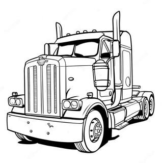 Pagina Para Colorir De Caminhao Peterbilt 24584-22567