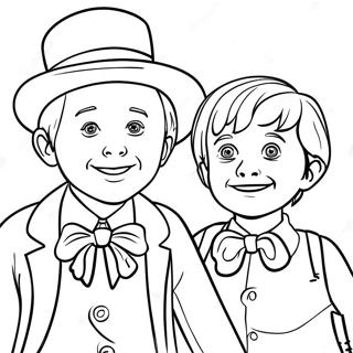 Pagina Para Colorir Charlie Bucket E Willy Wonka 2463-2006