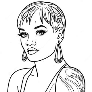 Pagina Para Colorir Da Rihanna 24685-22639