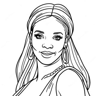 Pagina Para Colorir Da Rihanna 24685-22640