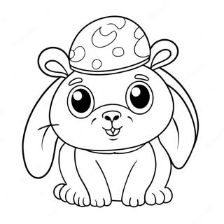 Pagina Para Colorir De Chapeu De Animal Engracado 24746-22689