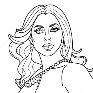 Pagina Para Colorir Da Lady Gaga 24855-22775