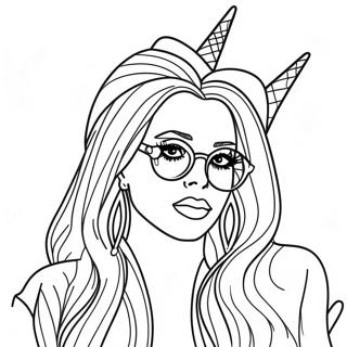 Pagina Para Colorir Da Lady Gaga 24855-22776