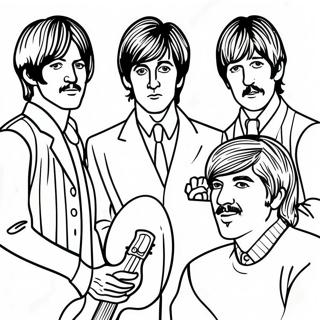 Pagina Para Colorir Das Capas Coloridas Dos Albuns Dos Beatles 24896-22812