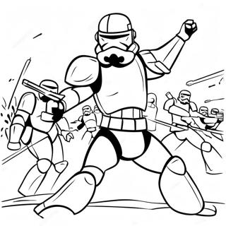 Pagina Para Colorir Da Batalha Epica Do Clone Trooper 2493-2030