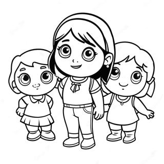 Pagina Para Colorir Da Dora E Seus Amigos 25115-22982