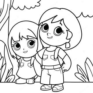 Pagina Para Colorir Da Dora E Seus Amigos 25115-22984