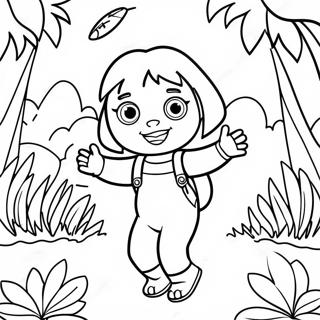 Pagina Para Colorir Da Dora Explorando A Selva 25116-22985