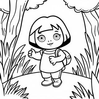 Pagina Para Colorir Da Dora Explorando A Selva 25116-22987