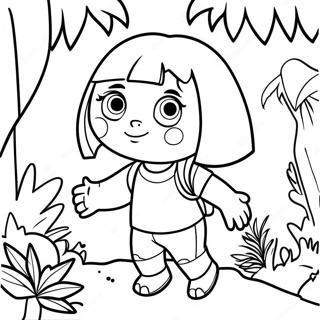 Pagina Para Colorir Da Dora Explorando A Selva 25116-22988