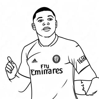 Mbappe Páginas Para Colorir