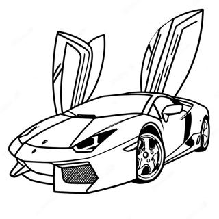 Pagina Para Colorir De Corrida Rapida De Lamborghini 25146-23009