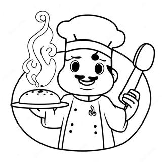 Pagina Para Colorir Chef 25285-23120