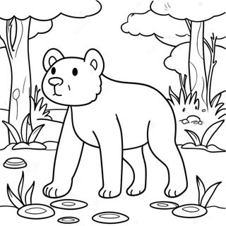 Habitat Animal Páginas Para Colorir