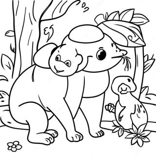 Pagina Para Colorir Habitat Animal Da Floresta Tropical 25306-23137