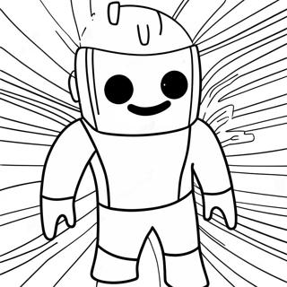 Pagina Para Colorir Do Personagem Bacon Do Roblox 25345-23166