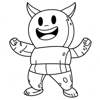 Pagina Para Colorir Do Personagem Bacon Do Roblox 25345-23167