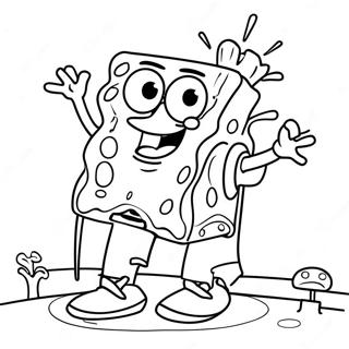 Spongebob E Amigos Páginas Para Colorir