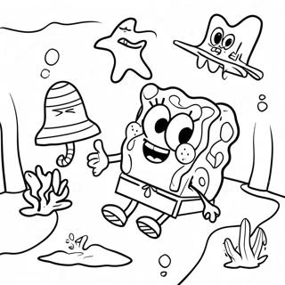 Pagina Para Colorir Da Aventura Subaquatica Do Bob Esponja E Patrick 25366-23188