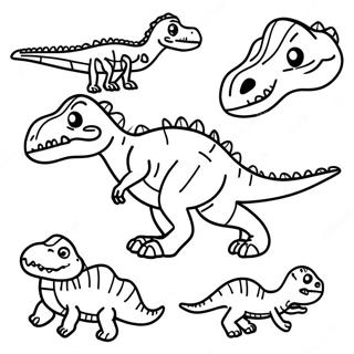 Pagina Para Colorir Do Fossil De Dinossauro 25405-23214