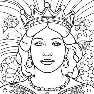 Pagina Para Colorir A Rainha Com Coroa 25416-23226