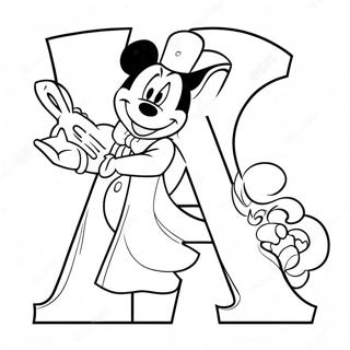 Pagina Para Colorir O Alfabeto Disney 25425-23419