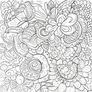 Pagina Para Colorir De Padroes De Croche Encantadores 25436 23432