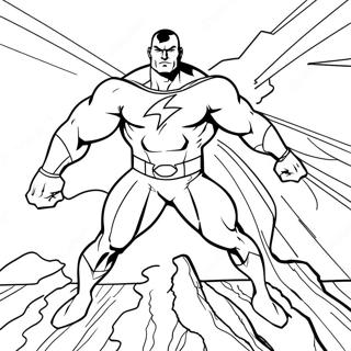 Pagina Para Colorir Do Black Adam Em Acao 25446-23440