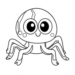 Pagina Para Colorir Lucas A Aranha Fofo 25546-23331